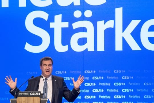 Neue Stärke - die kann der neue CSU-Chef Markus Söder nach den verheerenden Wahlergebnissen brauchen.