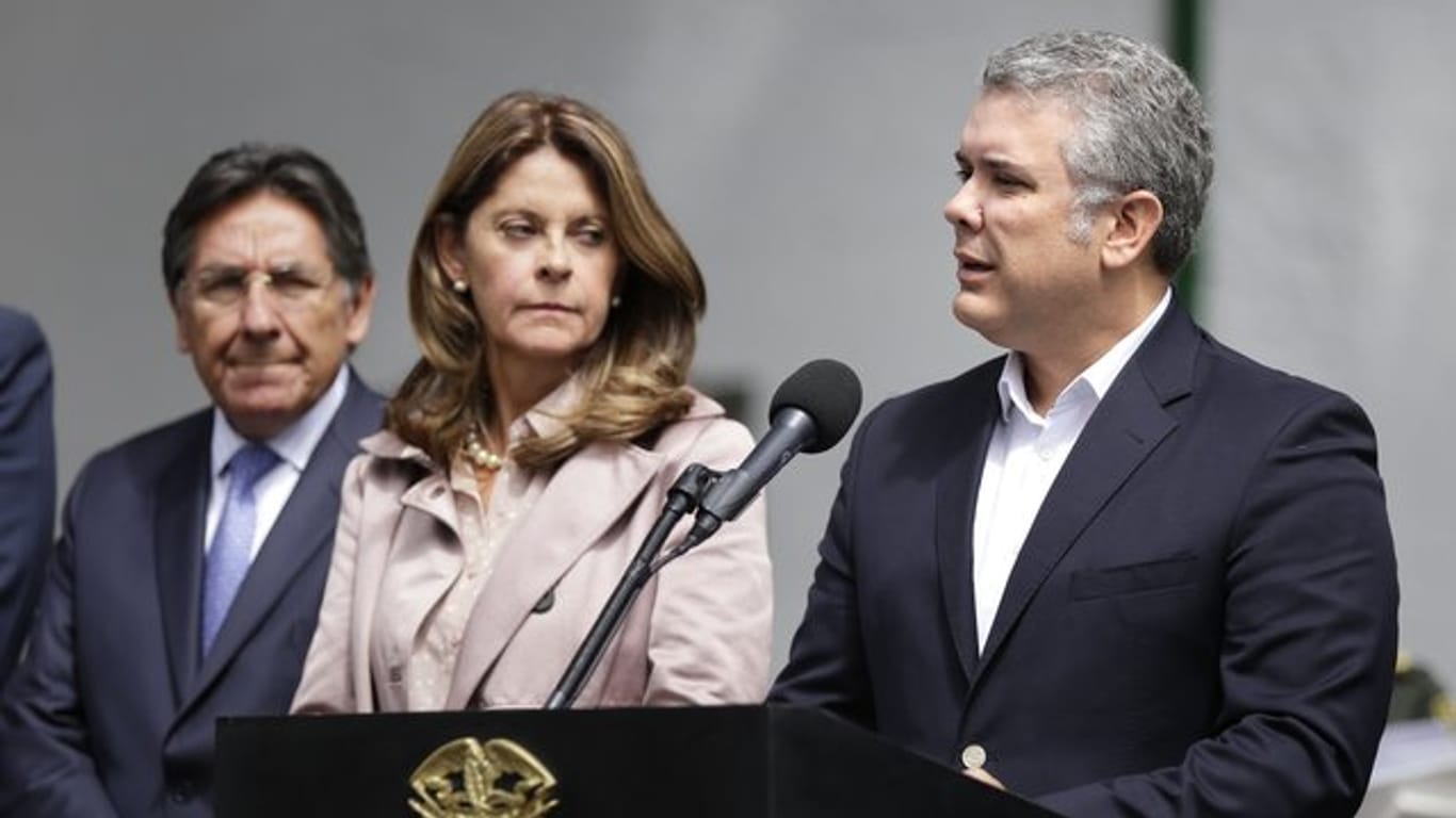 Ivan Duque, Präsident von Kolumbien, will hart gegen die linke Guerillaorganisation ELN vorgehen.