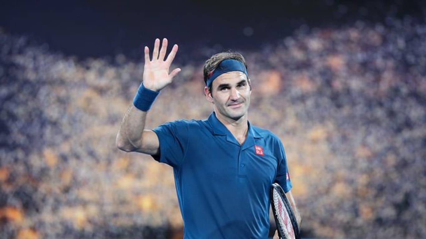 Wurde von einem Sicherheitsmann nicht durchgelassen: Roger Federer.