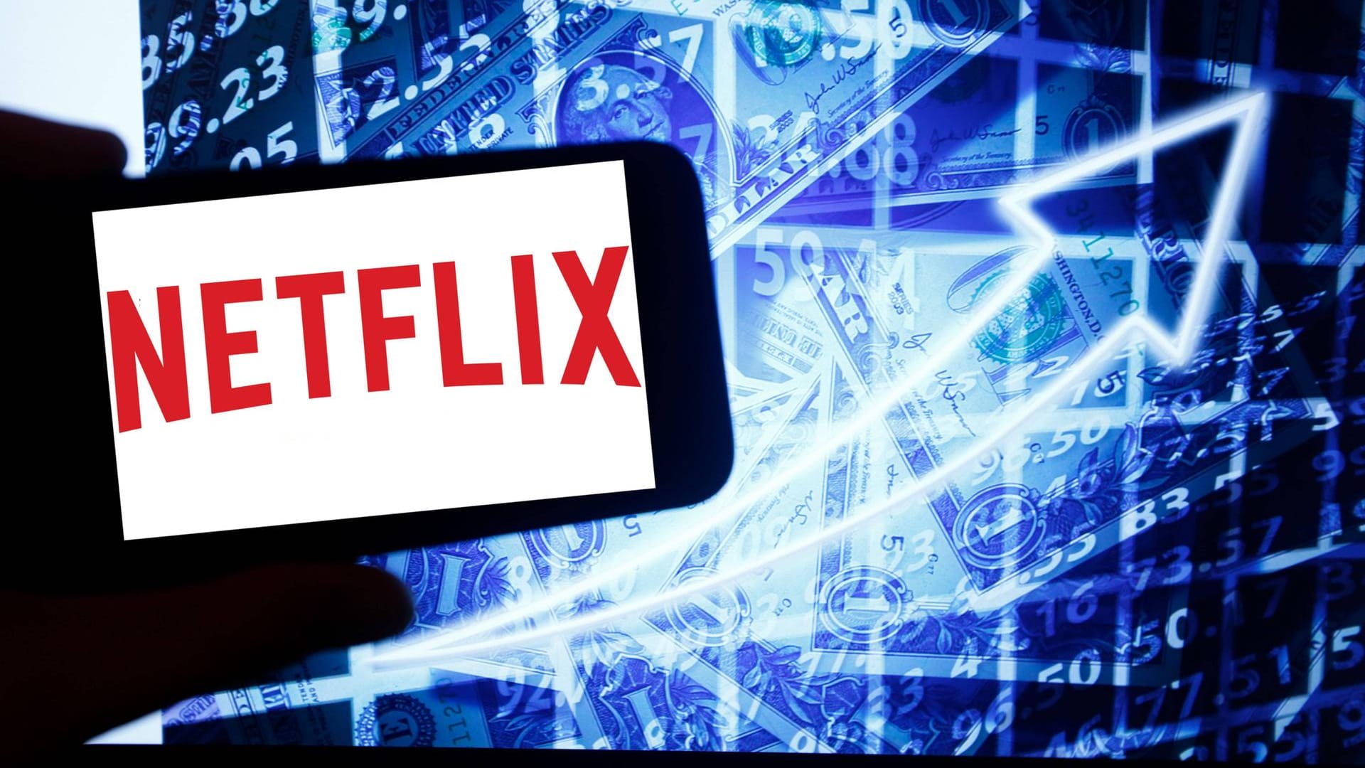 Netflix-Logo: Die Aktien des Streaming-Dienstes gehören zum Nasdaq.