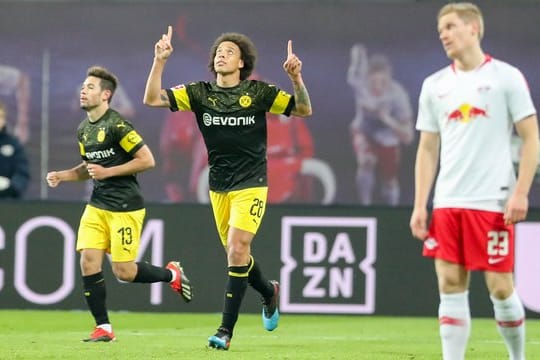 Axel Witsel entscheidet mit seinem Tor das Spiel in Leipzig.