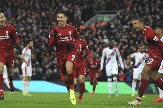 Die Mannschaft von Trainer Jürgen Klopp siegte nach Rückstand und in Unterzahl mit 4:3 gegen Crystal Palace.