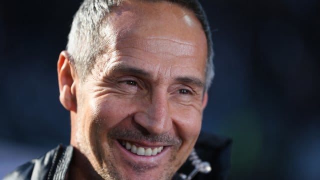 Fühlts sich in Frankfurt wohl: Eintracht-Coach Adi Hütter.
