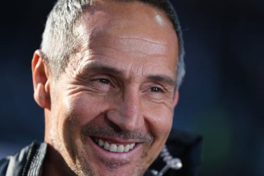 Fühlts sich in Frankfurt wohl: Eintracht-Coach Adi Hütter.