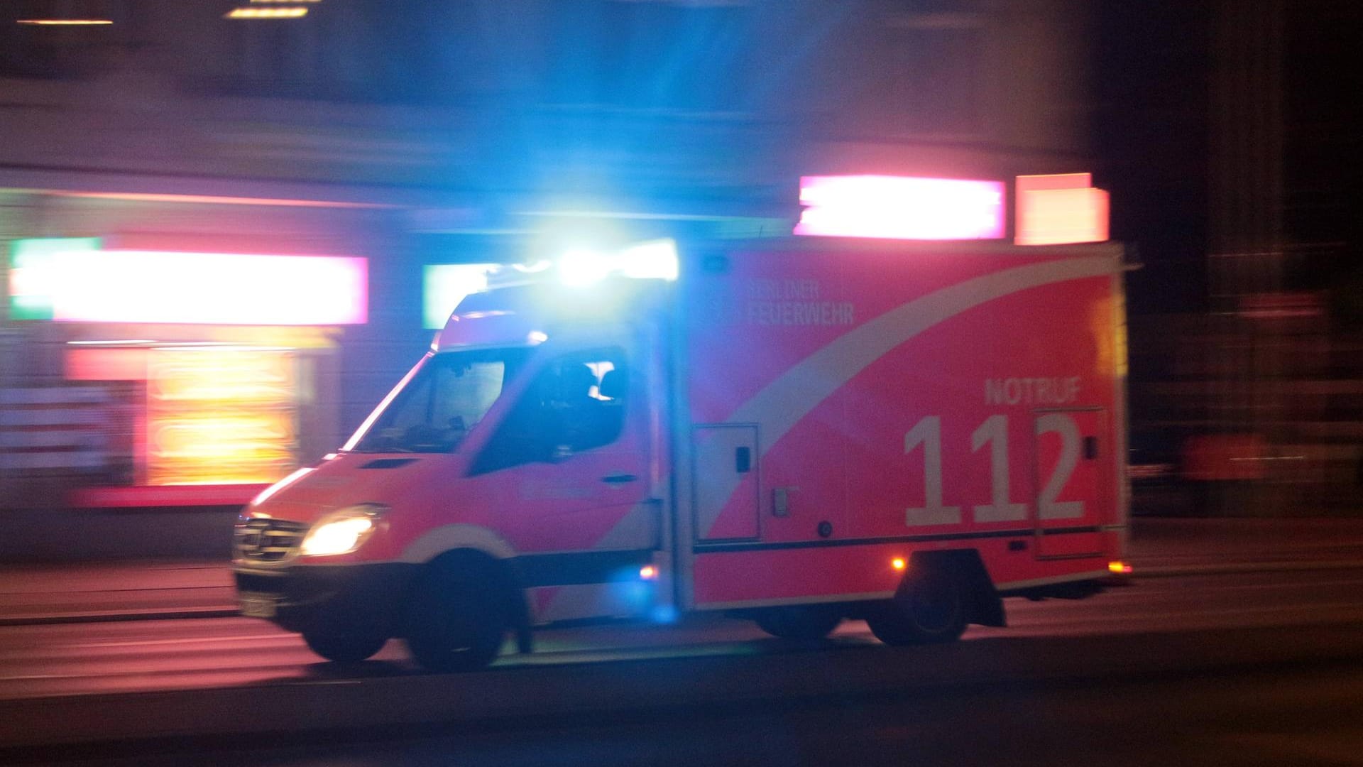 Rettungswagen im Einsatz