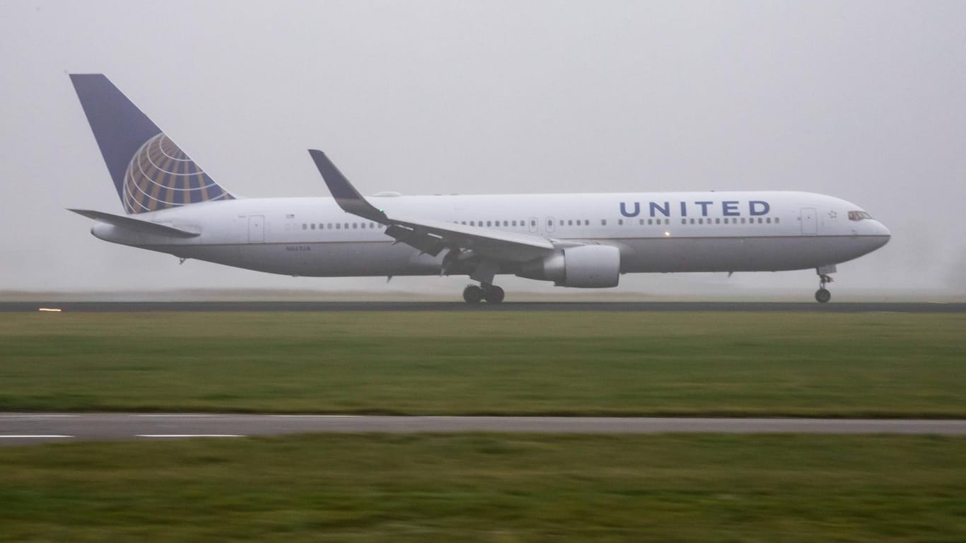 Maschine der United Airlines