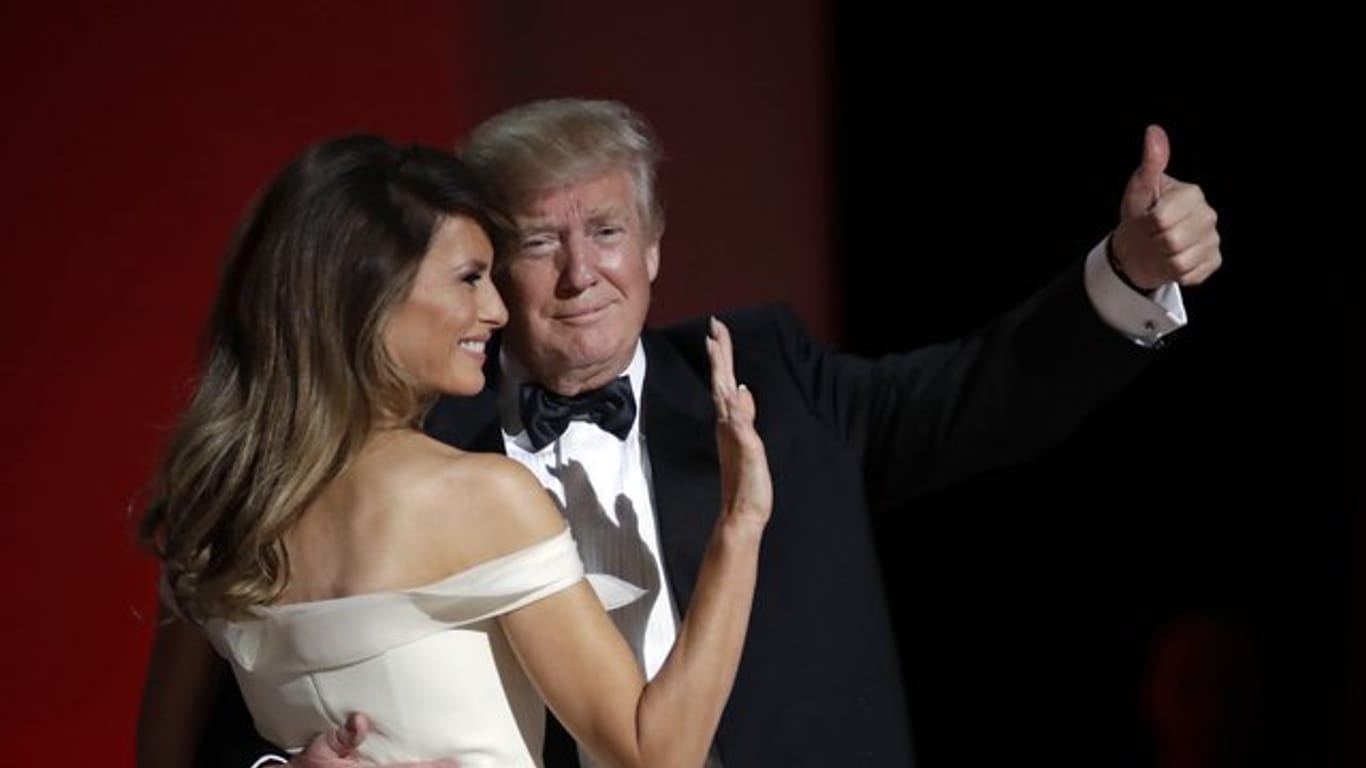Donald Trump und seine Frau Melania am Tag seiner Amtseinführung beim "Liberty Ball".