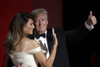 Donald Trump und seine Frau Melania am Tag seiner Amtseinführung beim "Liberty Ball".