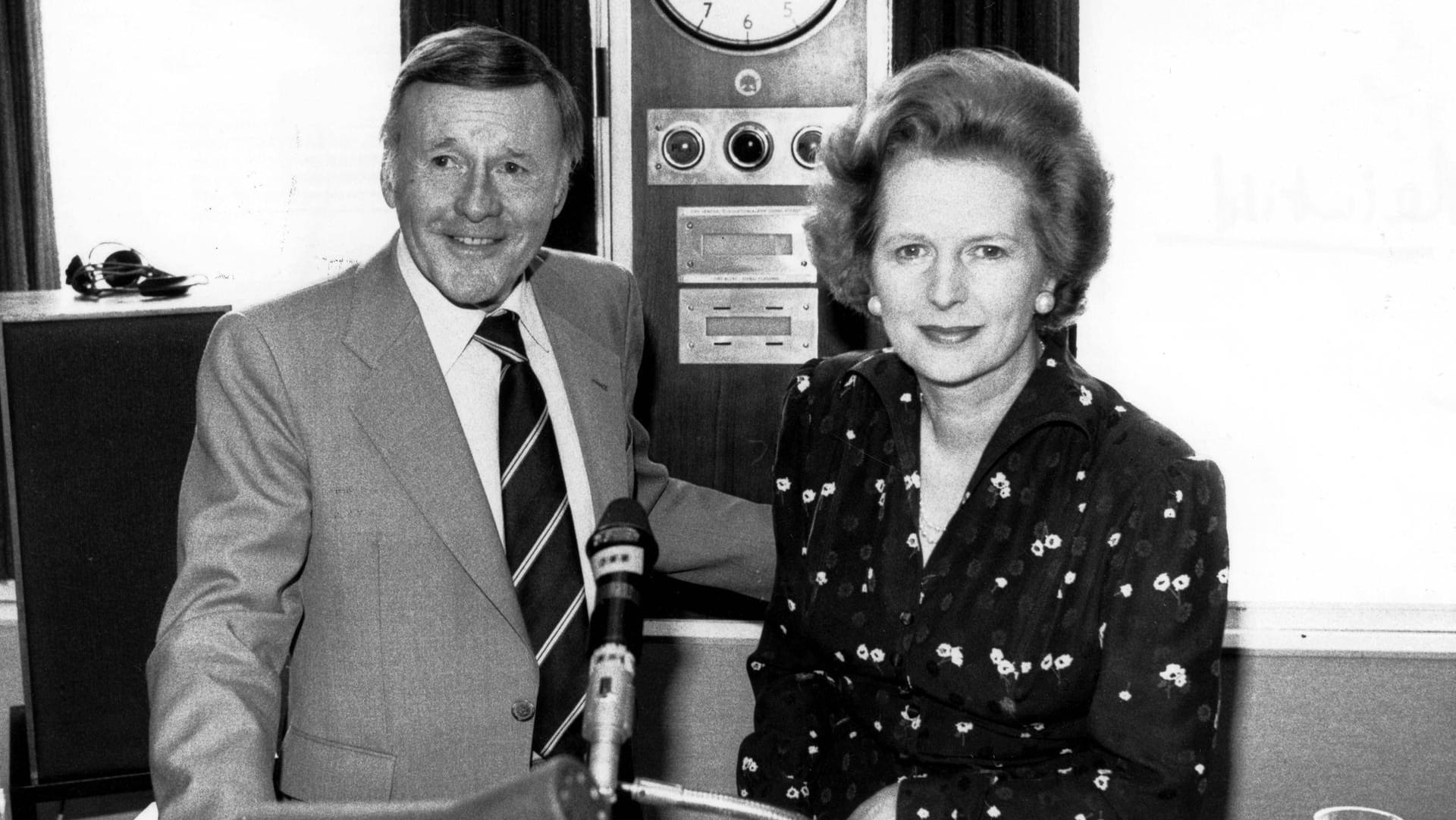 Jimmy Young und Margaret Thatcher: Das Bild ist 1981 entstanden.