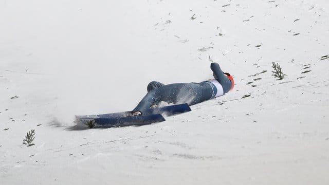 Sturz mit gravierenden Folgen: David Siegel in Zakopane.