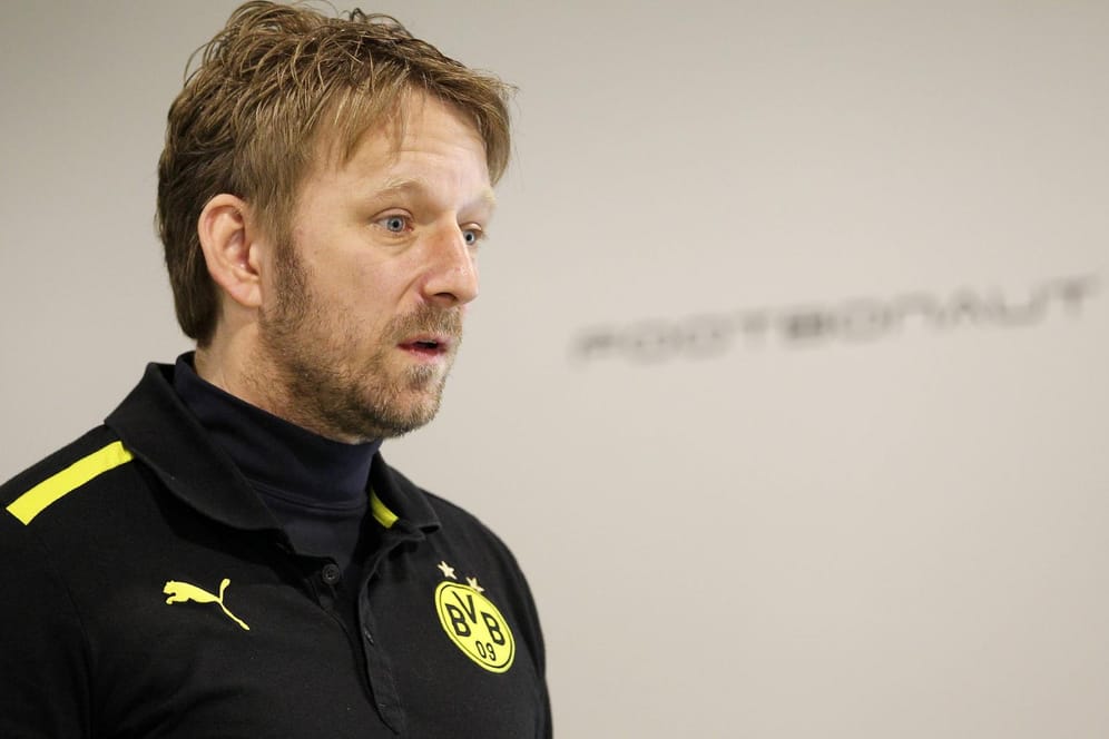 Macher im Hintergrund: Sven Mislintat bei einem seiner seltenen Auftritte 2013 für Borussia Dortmund.
