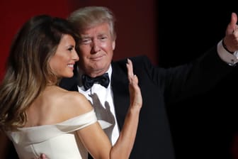 Donald Trump und seine Frau Melania: Beide haben Chancen auf die Goldene Himbeere.