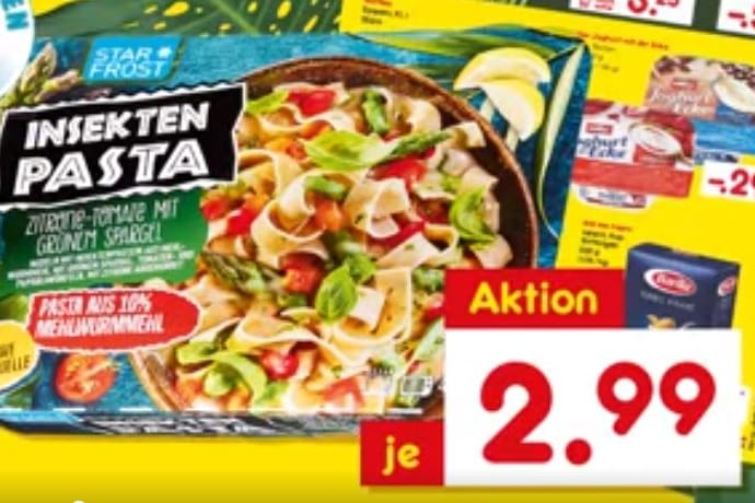 Insekten-Pasta: Vielleicht die richtige Mahlzeit fürs Dschungelcamp-Finale?