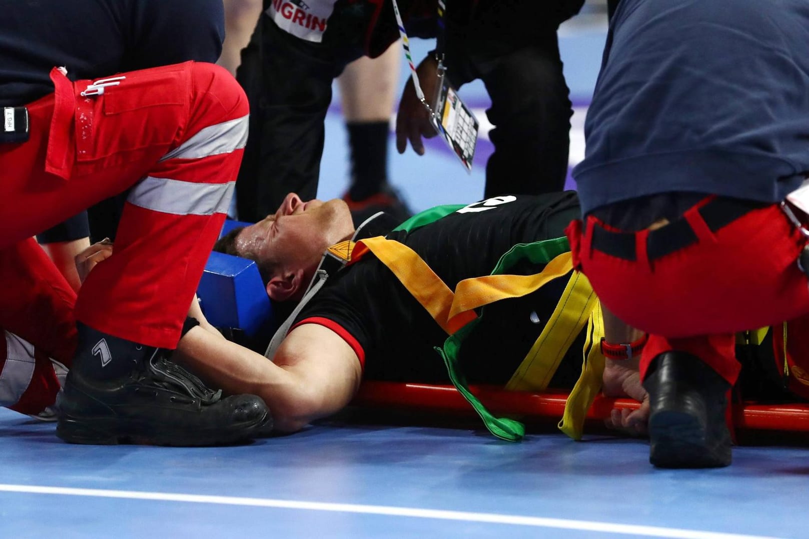 Vorbei: Für Martin Strobel ist die Handball-WM vorzeitig beendet.