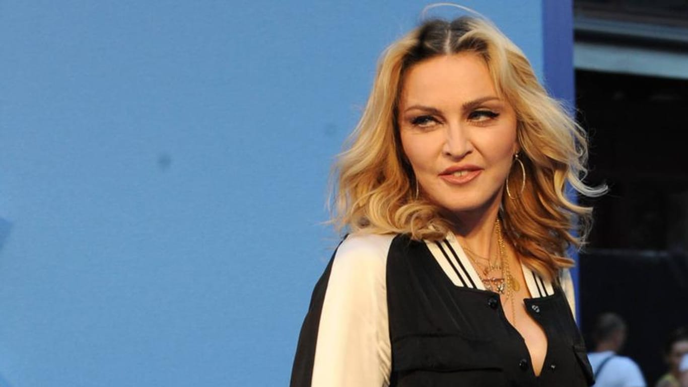 Hier war sie noch blond: Madonna ist ein Chamäleon, wenn es um ihre Looks geht.