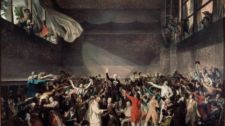 Die französische Revolution von Jacques-Louis gemalt: Vorbild aller Bürgeraufstände und politischen Umstürze.
