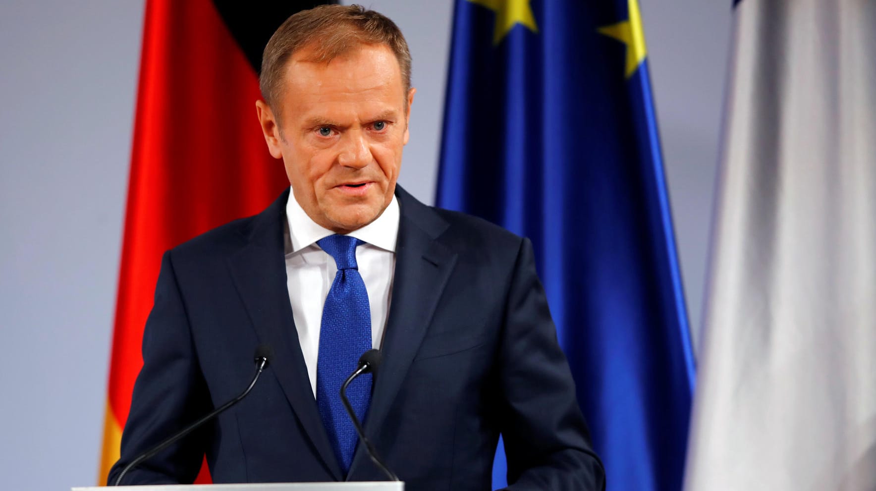 EU-Ratspräsident Donald Tusk: Ein Freund, der Freunde ermahnte.