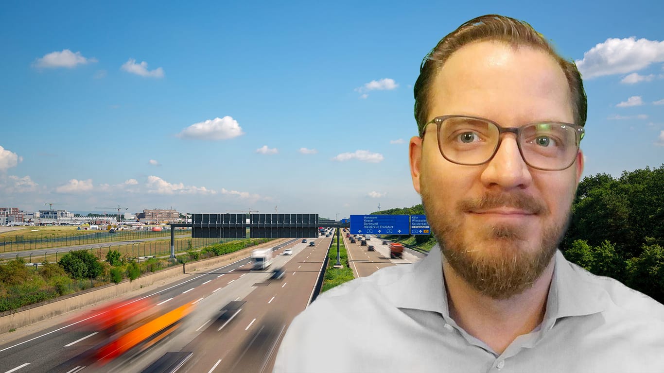 Tobias Huch nennt Tempo 180 eine "angenehme Reisegeschwindigkeit" und wettert gegen ein Tempolimit auf Autobahnen.