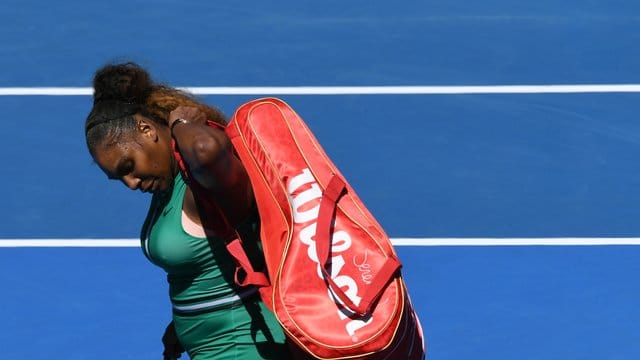 Serena Williams verlor das Match noch im dritten Satz.