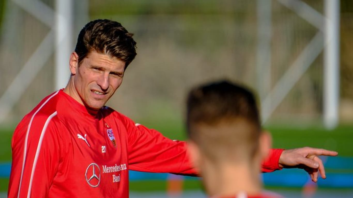 Mario Gomez erinnerte sich an seine Zeit beim FC Bayern München.