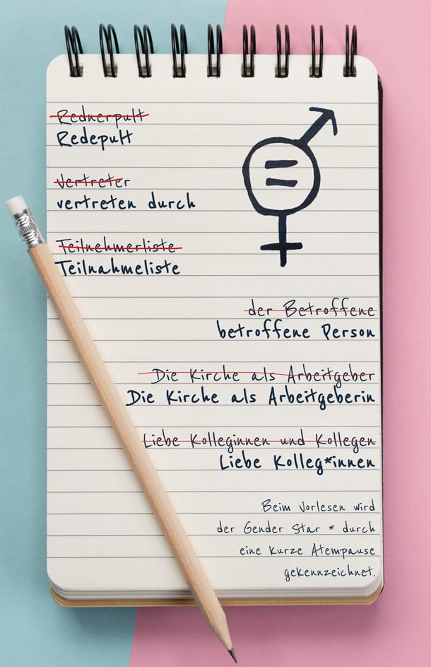 Gendergerechte Sprache: So wird künftig in Schreiben der Stadt Hannover formuliert.