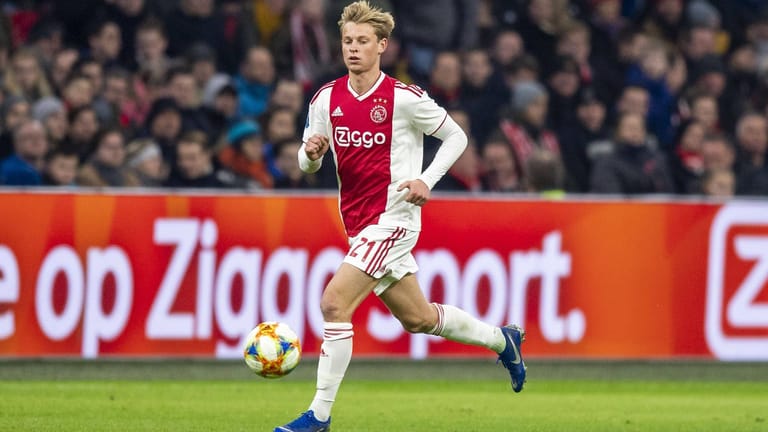Nur noch bis Sommer im Ajax-Trikot: Frenkie de Jong gilt als größtes Talent des niederländischen Fußballs.