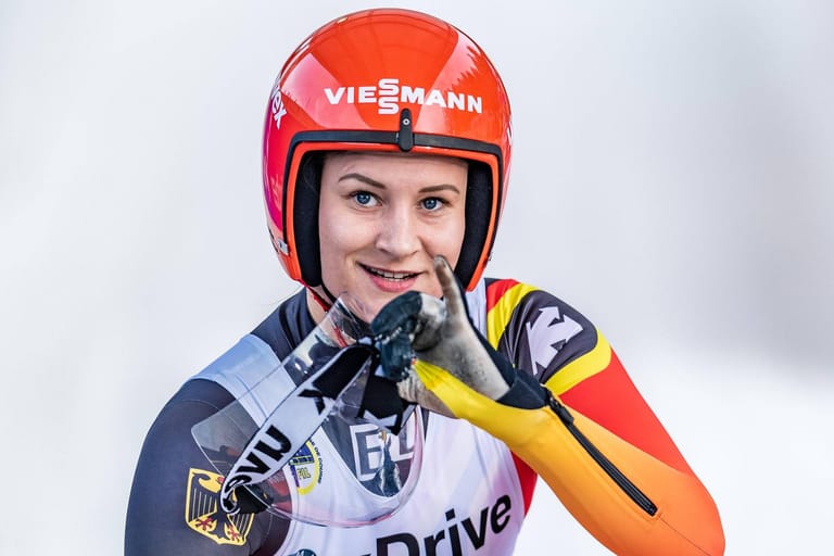 Medaillengewinnerin: Bei Olympia in Pyeongchang holte Dajana Eitberger 2018 Silber.
