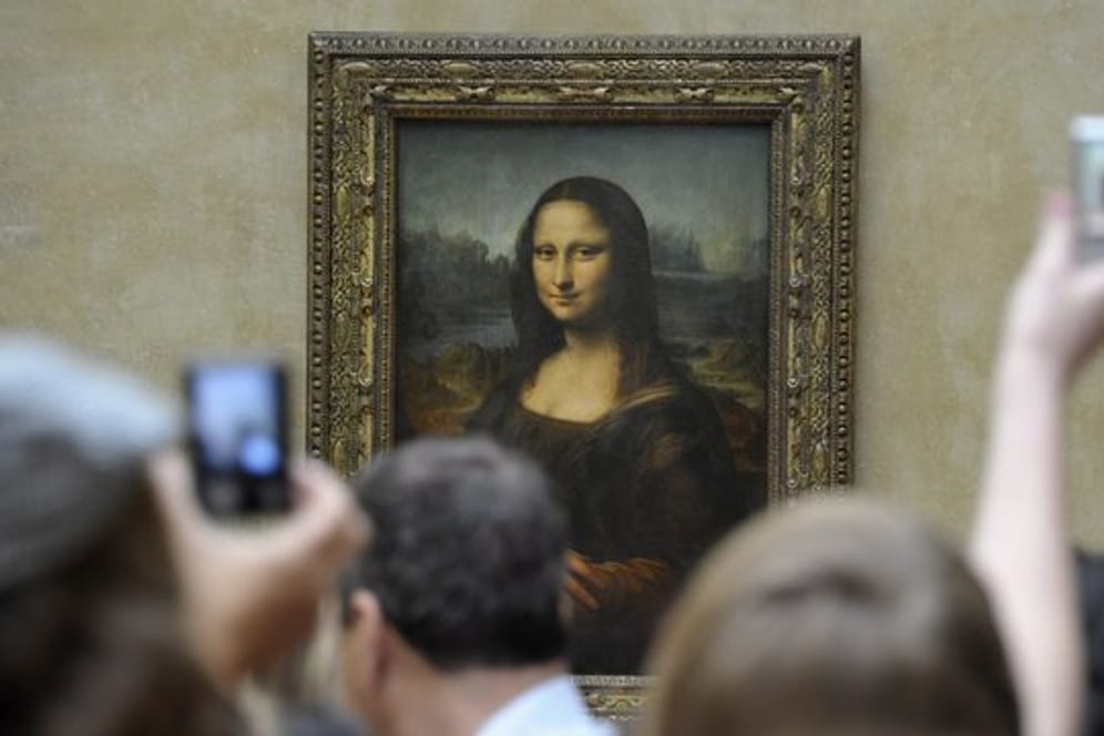 Das berühmteste Gemälde der Welt: Leonardos "Mona Lisa" im Pariser Louvre.