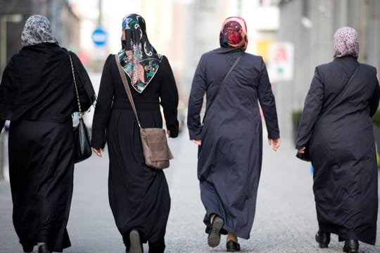 Muslimische Frauen in Berlin-Kreuzberg.