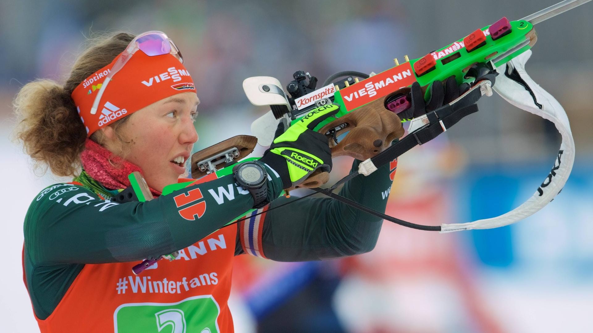 Fehlerlos am Schießstand: Laura Dahlmeier zeigte im Sprint in Antholz eine starke Leistung.