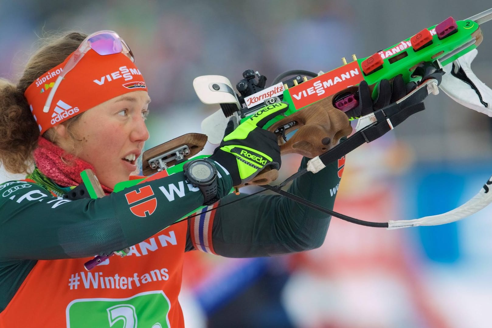 Fehlerlos am Schießstand: Laura Dahlmeier zeigte im Sprint in Antholz eine starke Leistung.