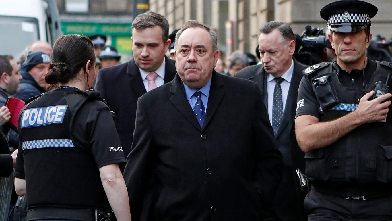 Schottlands früherer Regierungschef Alex Salmond: Nach seinem Erscheinen vor Gericht bezeichnete er sich als unschuldig.