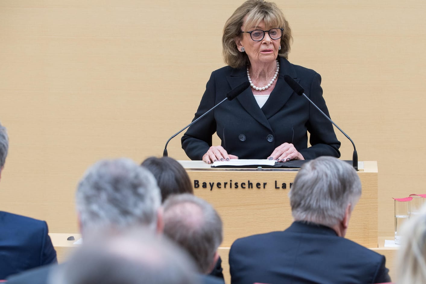 Charlotte Knobloch im bayerischen Landtag: Nach der Gedenkveranstaltung attackieren sie nun AfD-Sympathisanten.
