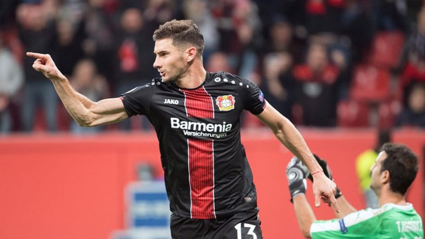 Soll weiter für Leverkusen auf Torjagd gehen: Angreifer Lucas Alario.