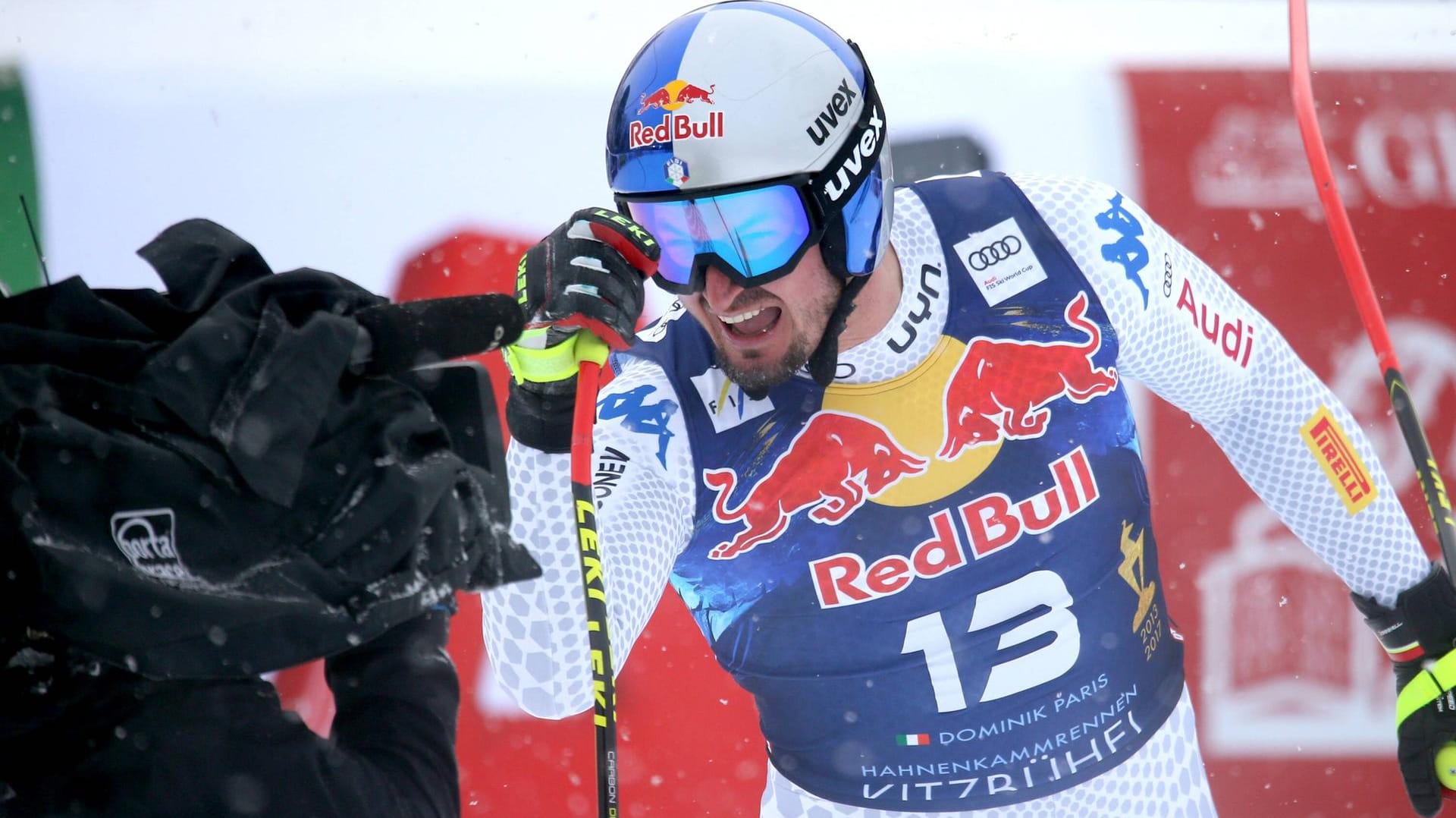 Siegerfaust: Dominik Paris ist seiner Favoritenrolle in Kitzbühel gerecht geworden.