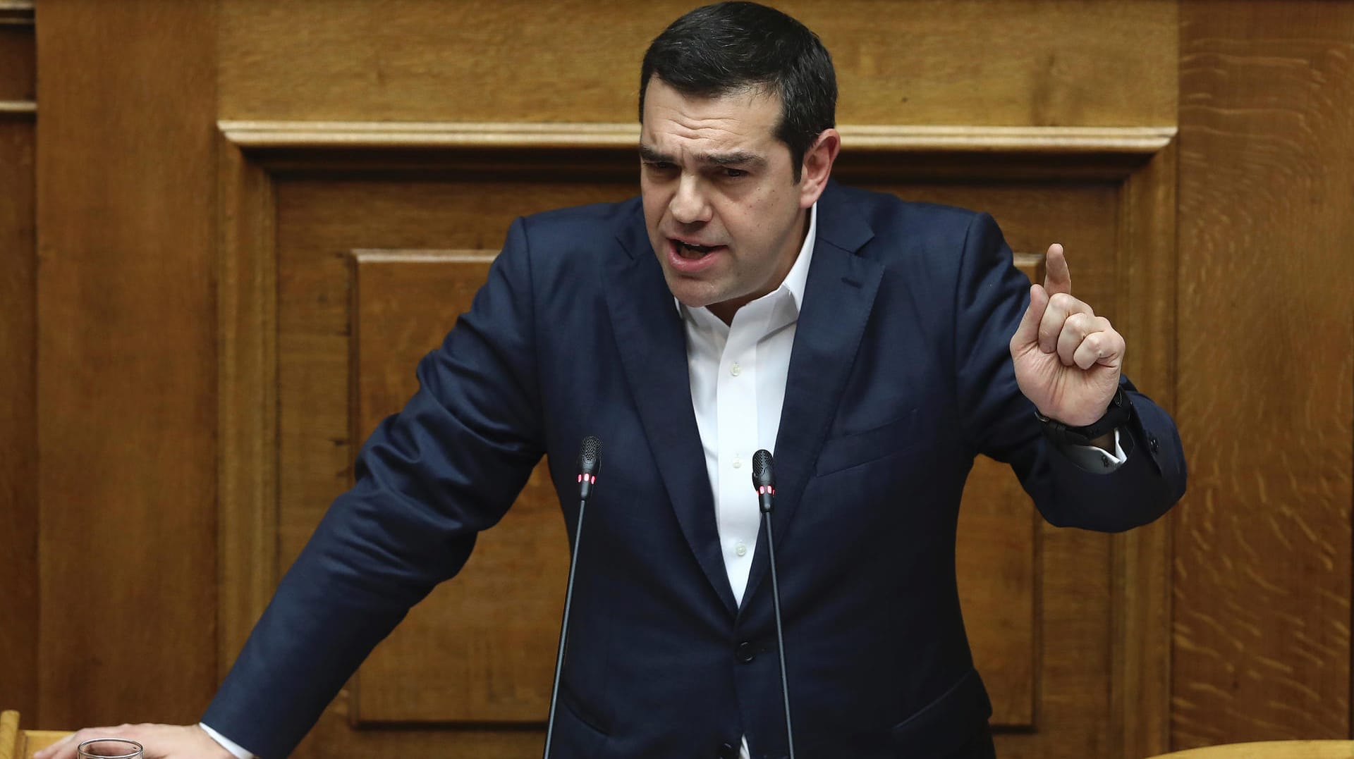 Alexis Tsipras: Der griechische Premier hat das Abkommen mit seinem mazedonischen Amtskollegen Zoran Zaev ausgehandelt. Alexis Tsipras: Der griechische Premier hat das Abkommen mit seinem mazedonischen Amtskollegen Zoran Zaev ausgehandelt.