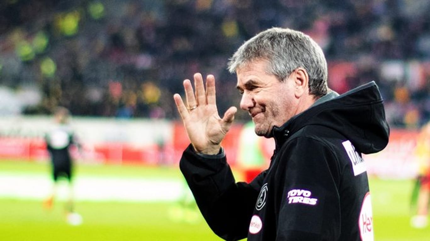 Winkt mit Düsseldorf ein neuer Vereinsrekord: Fortuna-Coach Friedhelm Funkel.