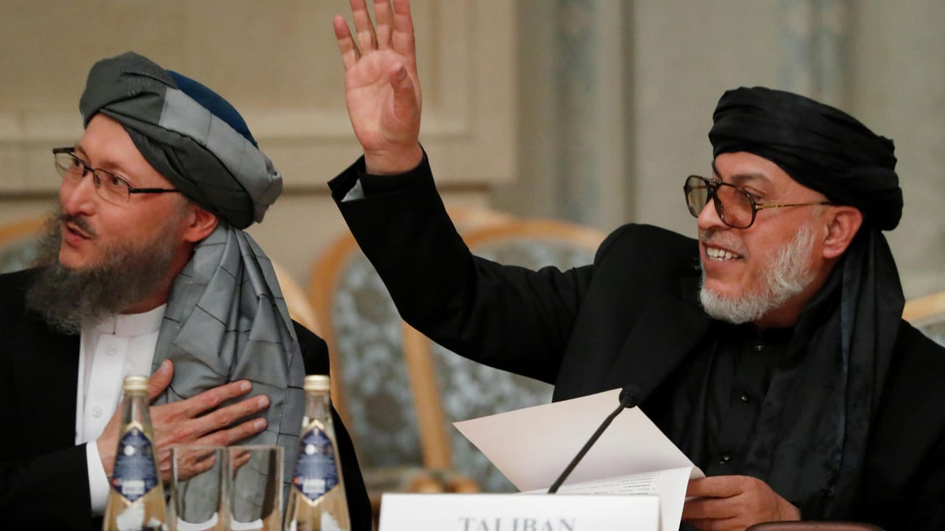 Die Taliban-Verhandlungsführer in Katar: Angeblich sollen bei den Friedensgesprächen für Afghanistan Fortschritte erzielt worden sein.