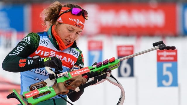 Laura Dahlmeier geht als Mitfavoritin beim Weltcup in Antholz in den Massenstart. Laura Dahlmeier geht als Mitfavoritin beim Weltcup in Antholz in den Massenstart.