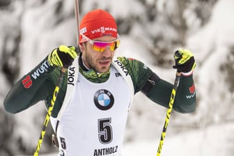 Arnd Peiffer: Der deutsche Biathlon-Star zeigte im Massenstart in Antholz ein mitreißendes Rennen.