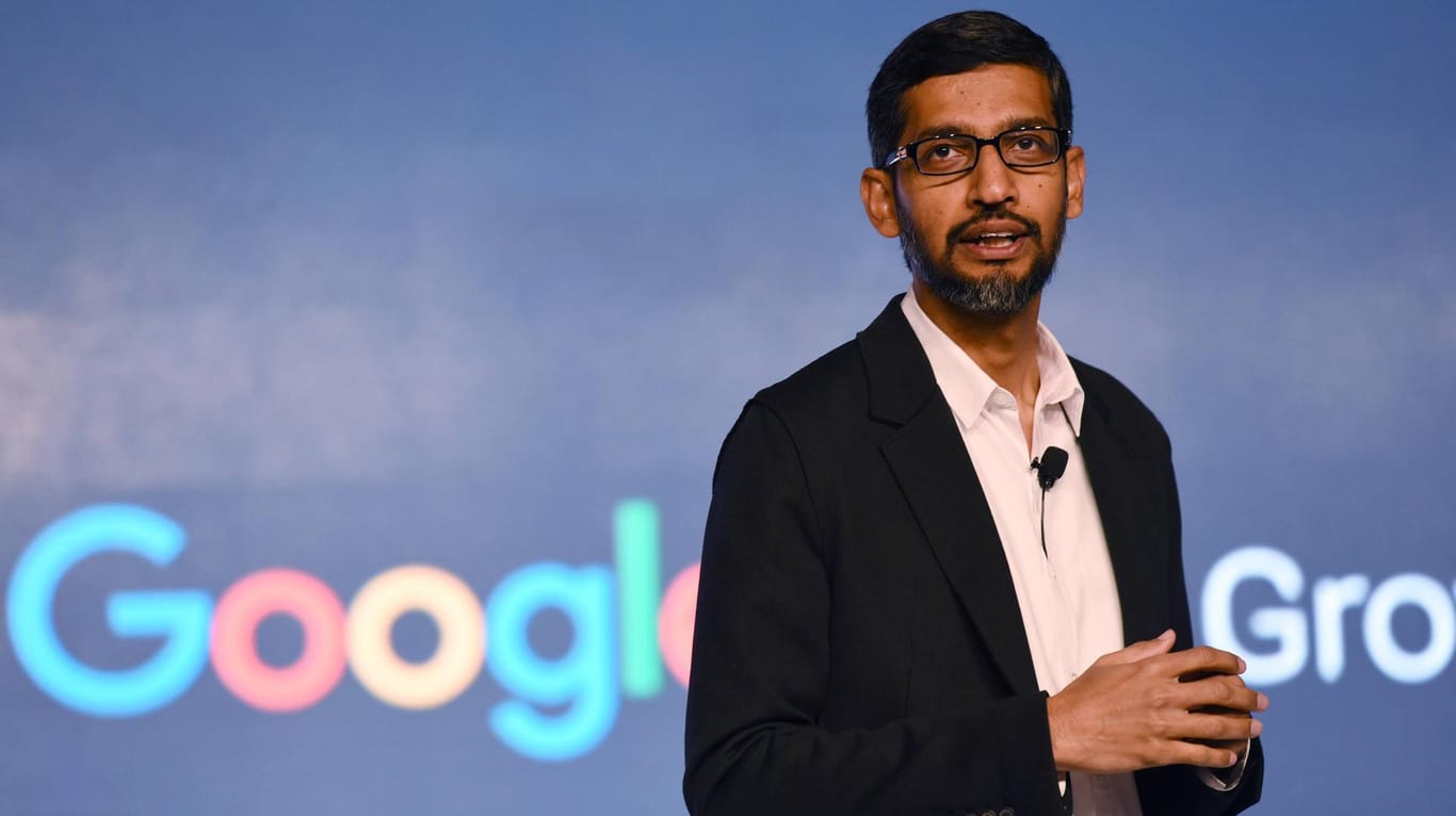 Sundar Pichai: In einem Interview erklärt der Google-Chef, wie der Konzern mit künstlicher Intelligenz verfahren will.