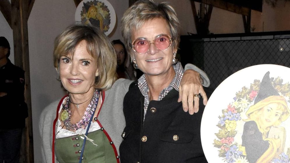 Schwestern unter sich: Maya von Schönburg-Glauchau und Gloria von Thurn und Taxis auf der Wiesn 2018.