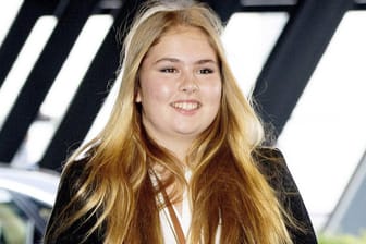 Royale Pflichten: Prinezssin Amalia kommt beim "Jumping Amsterdam"- Event in der niederländischen Hauptstadt an.