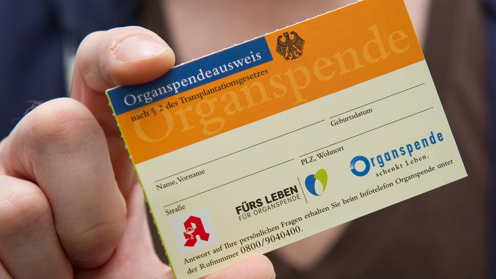 Organspendeausweis: Wer in dem Ausweis seine Bereitschaft zur Organspende dokumentiert hat, kann seine Entscheidung jederzeit ändern.