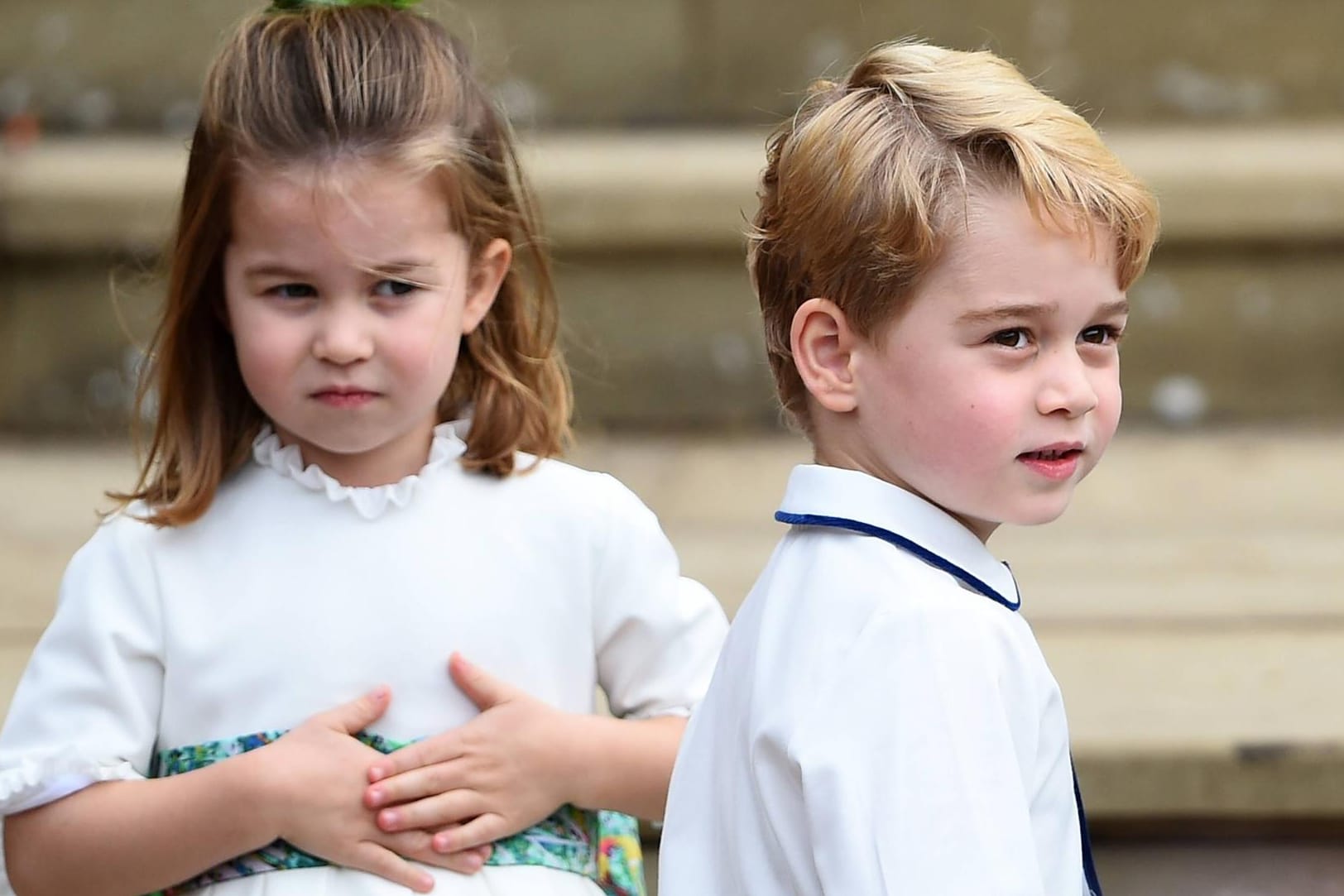 Prinzessin Charlotte und Prinz George: Die beiden Mini-Royals bekommen im Alltag Unterstützung von einer Nanny.