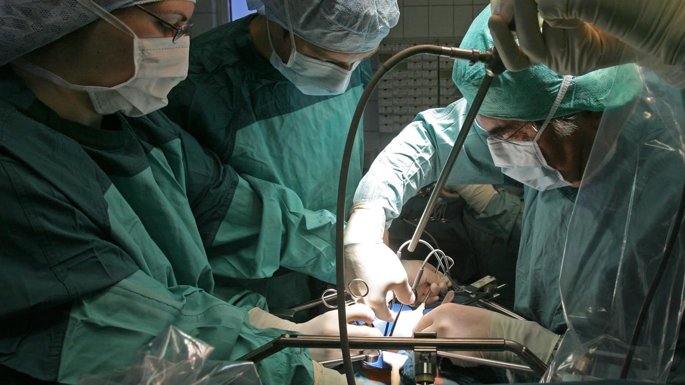 Einem Organspender wird eine Niere entnommen: Zu Lebzeiten können nur eine Niere oder Teile der Leber gespendet werden.