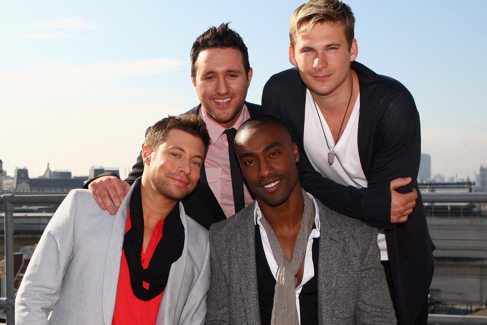 Boygroup-Stars: Lee Ryan, Duncan James, Antony Costa und Simon Webbe machten als Blue gemeinsam Muisk.