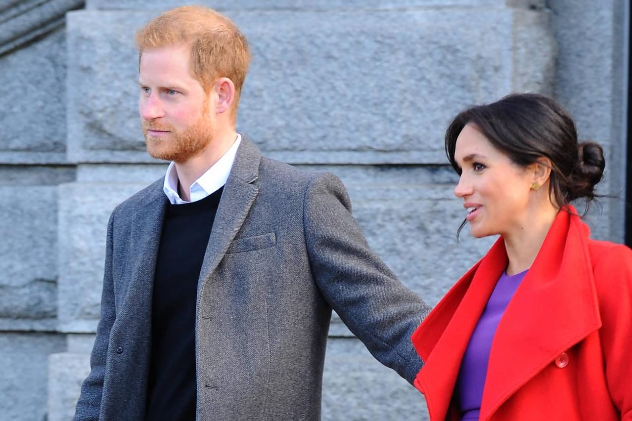 Prinz Harry und Herzogin Meghan: Am Valentinstag geht der Briten-Blaublüter seinen royalen Pflichten nach.