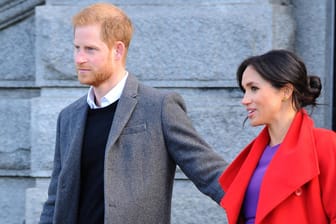 Prinz Harry und Herzogin Meghan: Am Valentinstag geht der Briten-Blaublüter seinen royalen Pflichten nach.