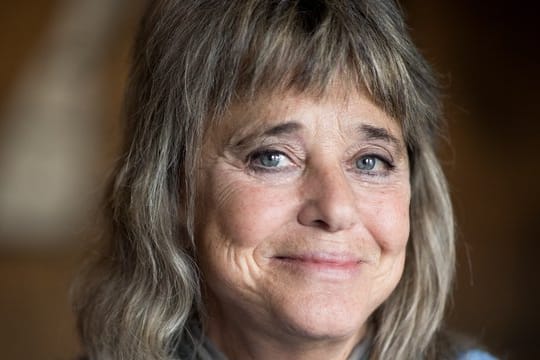 Rocksängerin Suzi Quatro im Hard Rock Café in Hamburg.